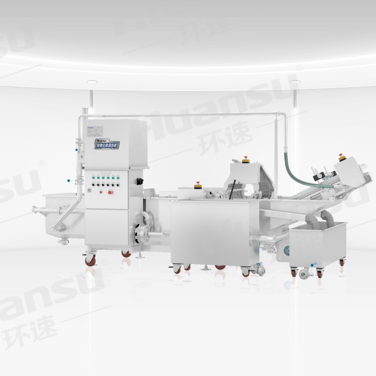 對(duì)于物料中有毛發(fā)，果蔬清洗機(jī)有用嗎