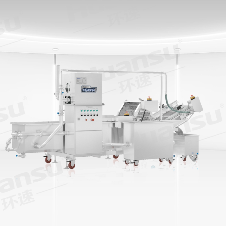 對(duì)于物料中有毛發(fā)，果蔬清洗機(jī)有用嗎