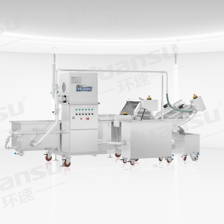 對(duì)于物料中有毛發(fā)，果蔬清洗機(jī)有用嗎