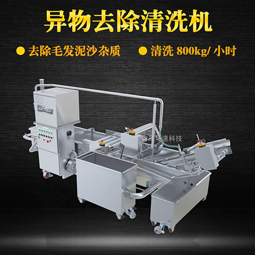 水果異物翻洗機，有效清洗，過濾泥沙